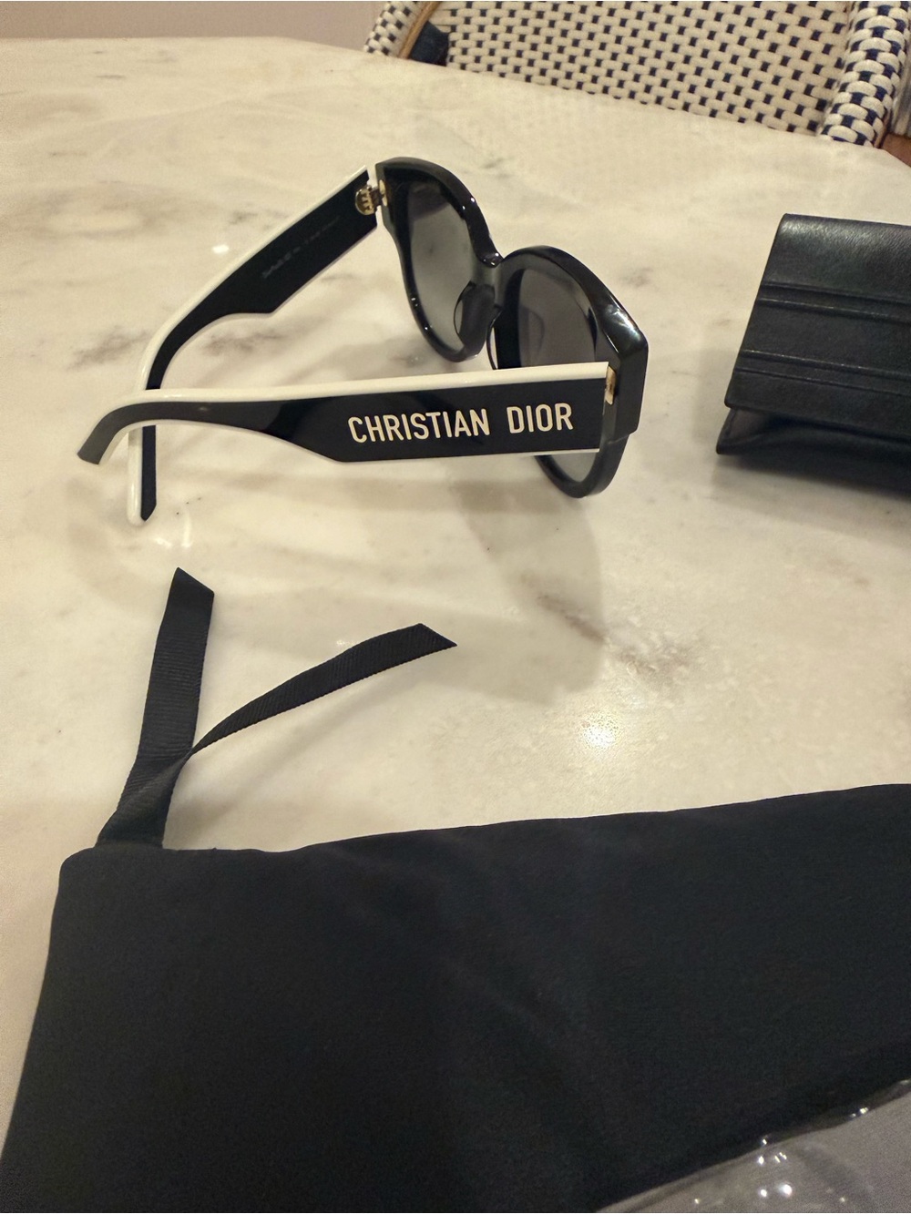 Dior Black Pacific Butterfly Sunglasses - Picture 3 of 5